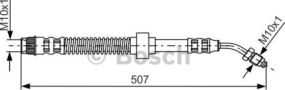 BOSCH 1 987 481 150 - Kočiono crijevo, lajtung www.molydon.hr