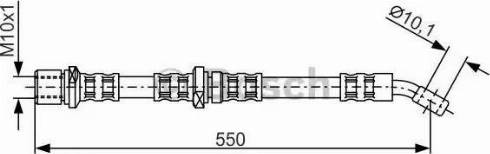 BOSCH 1 987 481 136 - Kočiono crijevo, lajtung www.molydon.hr