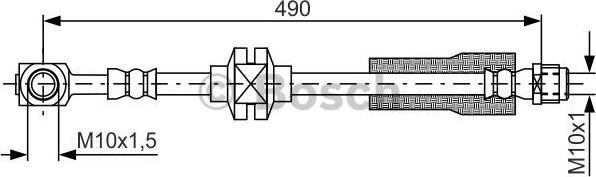 BOSCH 1 987 481 809 - Kočiono crijevo, lajtung www.molydon.hr