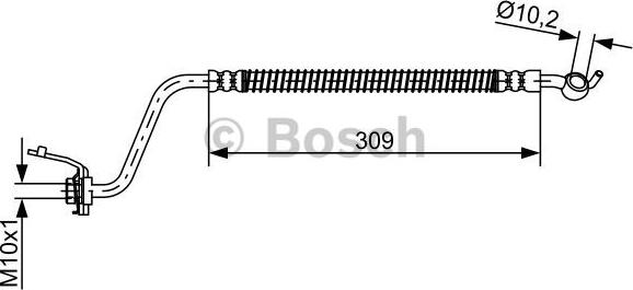 BOSCH 1 987 481 889 - Kočiono crijevo, lajtung www.molydon.hr