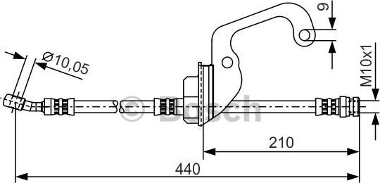 BOSCH 1 987 481 364 - Kočiono crijevo, lajtung www.molydon.hr