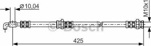 BOSCH 1 987 481 315 - Kočiono crijevo, lajtung www.molydon.hr