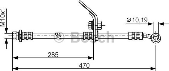 BOSCH 1 987 481 328 - Kočiono crijevo, lajtung www.molydon.hr