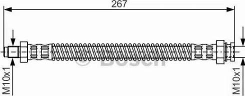 BOSCH 1 987 481 250 - Kočiono crijevo, lajtung www.molydon.hr