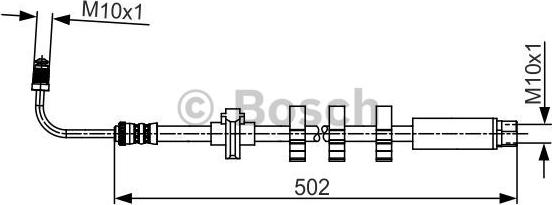 BOSCH 1 987 481 265 - Kočiono crijevo, lajtung www.molydon.hr