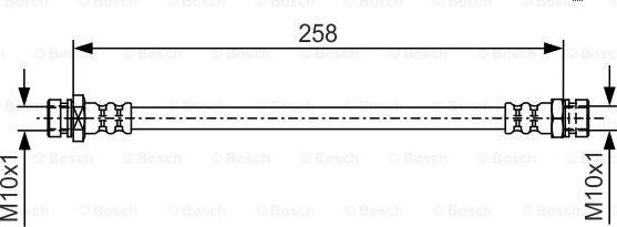 BOSCH 1 987 481 725 - Kočiono crijevo, lajtung www.molydon.hr