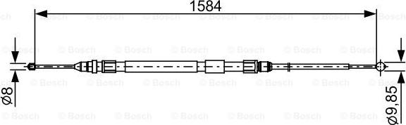 BOSCH 1 987 482 491 - Sajla ručne kočnice www.molydon.hr