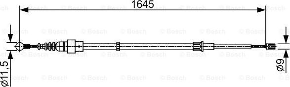 BOSCH 1 987 482 451 - Sajla ručne kočnice www.molydon.hr