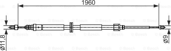 BOSCH 1 987 482 432 - Sajla ručne kočnice www.molydon.hr