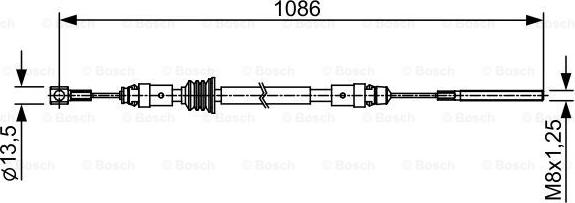 BOSCH 1 987 482 547 - Sajla ručne kočnice www.molydon.hr