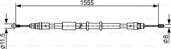 BOSCH 1 987 482 552 - Sajla ručne kočnice www.molydon.hr