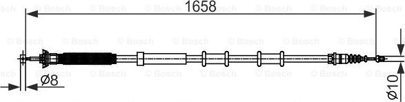 BOSCH 1 987 482 581 - Sajla ručne kočnice www.molydon.hr