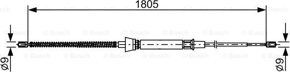 BOSCH 1 987 482 646 - Sajla ručne kočnice www.molydon.hr