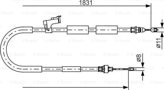 BOSCH 1 987 482 058 - Sajla ručne kočnice www.molydon.hr