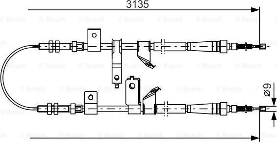 BOSCH 1 987 482 088 - Sajla ručne kočnice www.molydon.hr