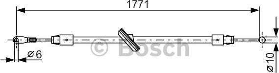 BOSCH 1 987 482 030 - Sajla ručne kočnice www.molydon.hr