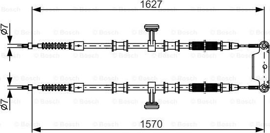 BOSCH 1 987 482 147 - Sajla ručne kočnice www.molydon.hr