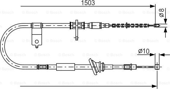 BOSCH 1 987 482 164 - Sajla ručne kočnice www.molydon.hr