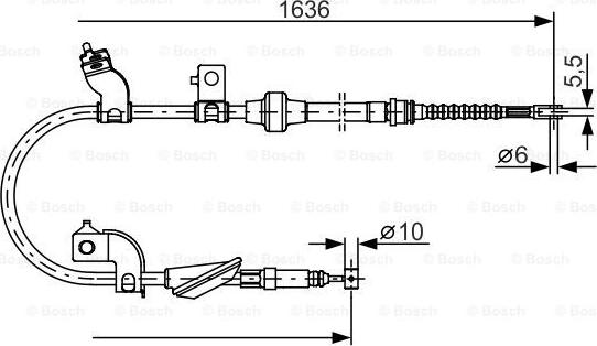 BOSCH 1 987 482 120 - Sajla ručne kočnice www.molydon.hr