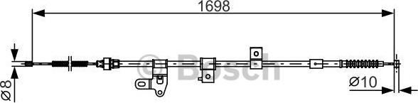 BOSCH 1 987 482 346 - Sajla ručne kočnice www.molydon.hr