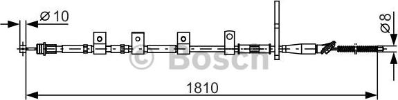 BOSCH 1 987 482 356 - Sajla ručne kočnice www.molydon.hr