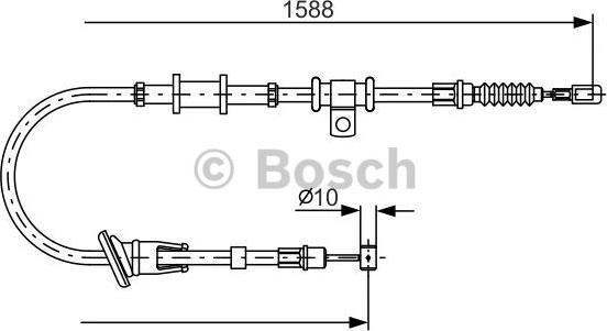 BOSCH 1 987 482 245 - Sajla ručne kočnice www.molydon.hr