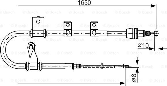 BOSCH 1 987 482 210 - Sajla ručne kočnice www.molydon.hr