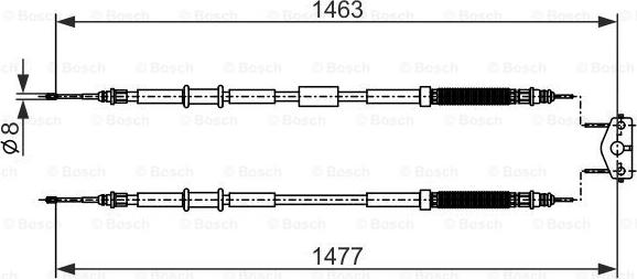 BOSCH 1 987 482 283 - Sajla ručne kočnice www.molydon.hr