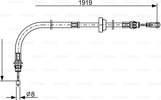 BOSCH 1 987 482 710 - Sajla ručne kočnice www.molydon.hr