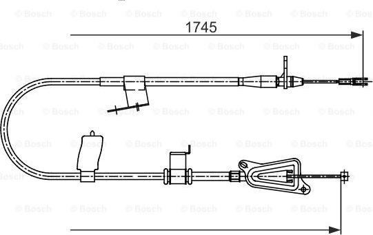 BOSCH 1 987 482 731 - Sajla ručne kočnice www.molydon.hr