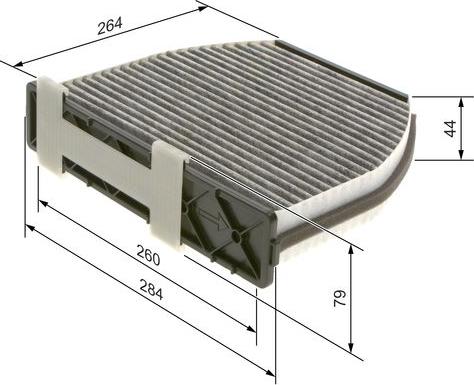 BOSCH 1 987 435 001 - Filter kabine www.molydon.hr