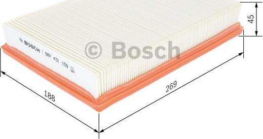 BOSCH 1 987 431 159 - Filter kabine www.molydon.hr