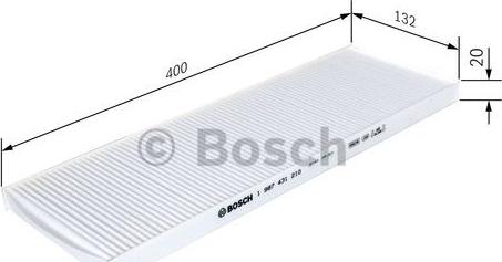 BOSCH 1 987 431 210 - Filter kabine www.molydon.hr