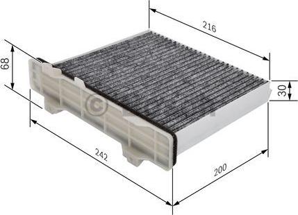 BOSCH 1 987 432 498 - Filter kabine www.molydon.hr