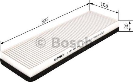 BOSCH 1 987 432 041 - Filter kabine www.molydon.hr