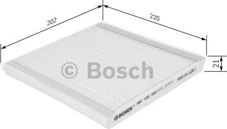 BOSCH 1 987 432 063 - Filter kabine www.molydon.hr