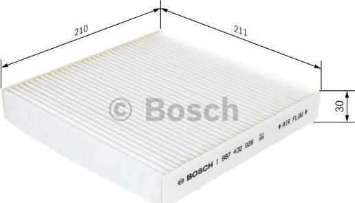 BOSCH 1 987 432 026 - Filter kabine www.molydon.hr