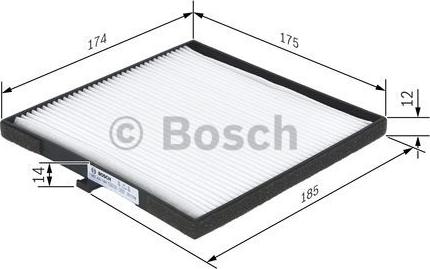 BOSCH 1 987 432 164 - Filter kabine www.molydon.hr