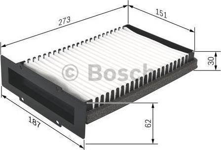 BOSCH 1 987 432 210 - Filter kabine www.molydon.hr