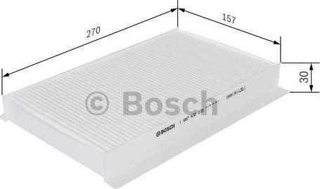 BOSCH 1 987 432 235 - Filter kabine www.molydon.hr