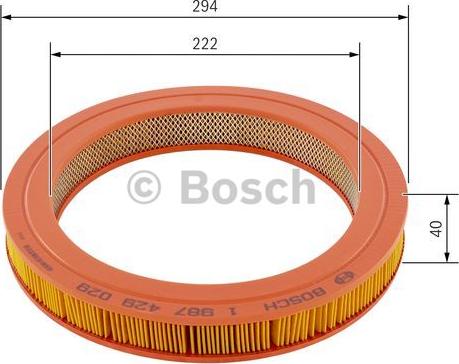 BOSCH 1 987 429 029 - Filter za zrak www.molydon.hr