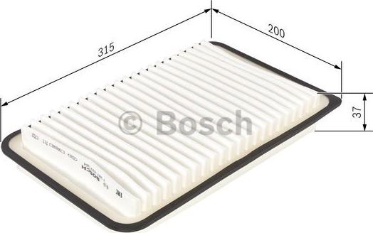 BOSCH 1 987 429 184 - Filter za zrak www.molydon.hr