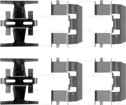 BOSCH 1 987 474 620 - Komplet pribora, Pločica disk kočnice www.molydon.hr