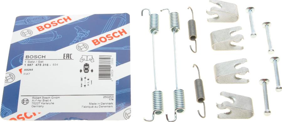 BOSCH 1 987 475 316 - Dodaci, bubanj kočnice www.molydon.hr