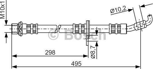 BOSCH 1 987 476 963 - Kočiono crijevo, lajtung www.molydon.hr