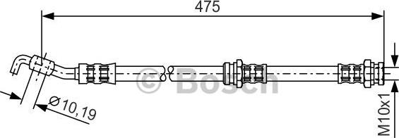 BOSCH 1 987 476 902 - Kočiono crijevo, lajtung www.molydon.hr