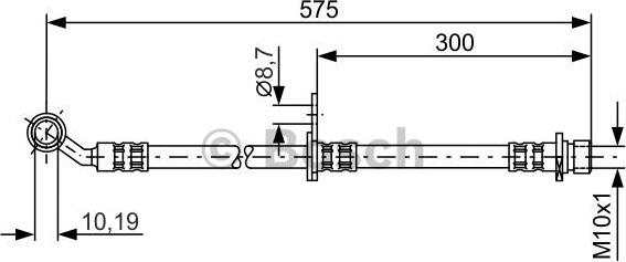 BOSCH 1 987 476 987 - Kočiono crijevo, lajtung www.molydon.hr