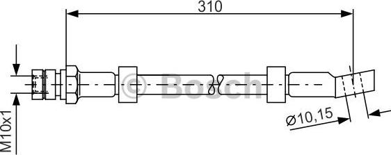 BOSCH 1 987 476 464 - Kočiono crijevo, lajtung www.molydon.hr