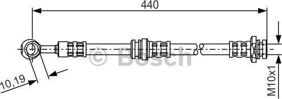 BOSCH 1 987 476 429 - Kočiono crijevo, lajtung www.molydon.hr