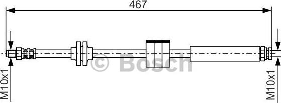 BOSCH 1 987 476 631 - Kočiono crijevo, lajtung www.molydon.hr